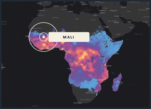 A clinical research setting in Mali
